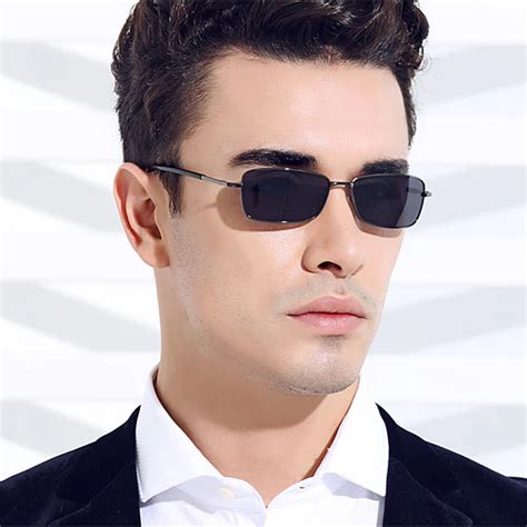 small rectangular sunglasses men's.